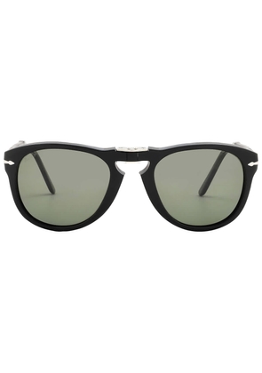Persol Polarized Green Pilot Folding Unisex Sunglasses PO0714 95/58 54