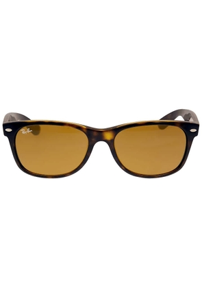 Ray Ban New Wayfarer Classic Brown Unisex Sunglasses RB2132 710 55