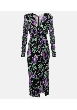 Diane von Furstenberg Vivianne floral jersey midi dress