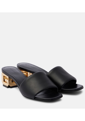 Givenchy G Cube leather mules