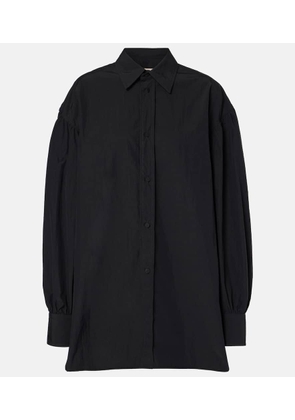 Plan C Oversized crepe shirt