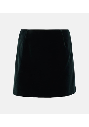 Blaze Milano Jealousy cotton velvet miniskirt