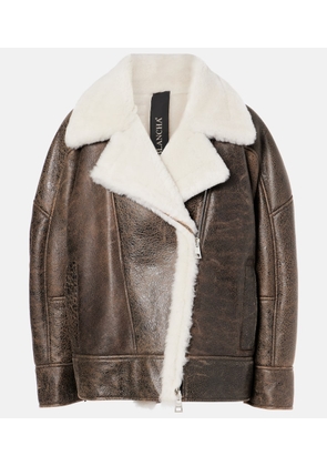 Blancha Oversized shearling jacket