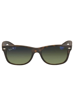 Ray Ban New Wayfarer Classic Polarized Blue /Green Gradrient Unisex Sunglasses RB2132 894/76 52