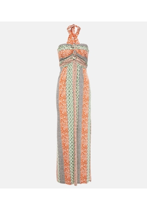 Diane von Furstenberg Annabelle printed jersey maxi dress
