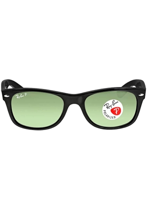 Ray Ban New Wayfarer Classic Polarized Green Unisex Sunglasses RB2132 901/58 52
