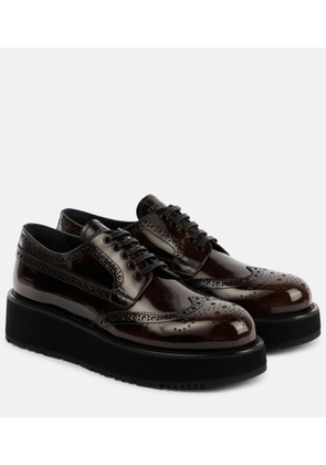 Prada Leather brogues