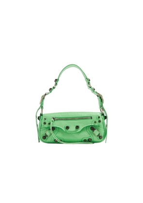 Balenciaga Green XS Le Cagole Lambskin Sling Bag
