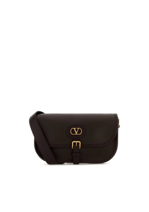 Valentino Garavani Brown Leather Antibes Crossbody Bag