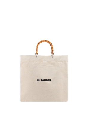 Jil Sander Sand Canvas Handbag