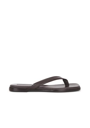 Emme Parsons Meta Sandal in Espresso Nappa - Brown. Size 35 (also in 36, 37, 38, 39, 40).
