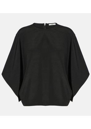 Fforme Tenley draped silk top