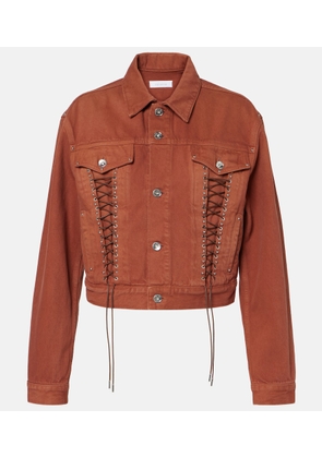 Rabanne Cropped denim jacket