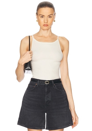 Eterne Iris Tank Top in Cream - Cream. Size L (also in M, XL).