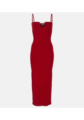 Jacquemus La Robe Sierra Bretelles midi dress