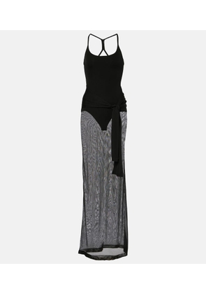Jacquemus La Robe Maille Nodo embellished gown