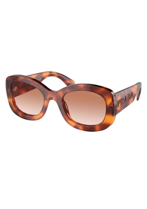 Prada Brown Gradient Oval Ladies Sunglasses PR A13S 18R70E 54