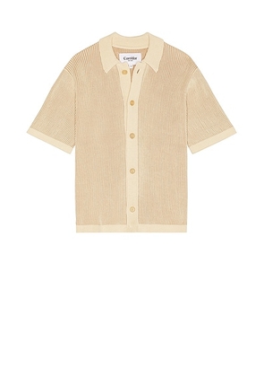 Corridor Button Down Shirt in Natural - Cream. Size L (also in ).