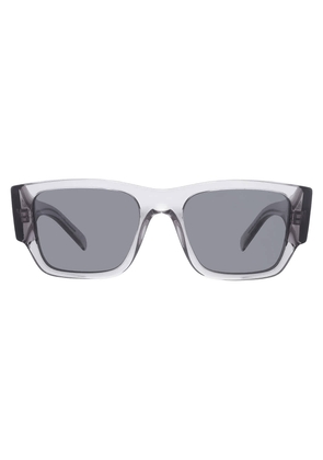 Prada Dark Grey Square Mens Sunglasses PR 10ZS 16Z70B 54