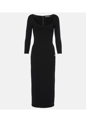 Dolce&Gabbana Logo knitted midi dress