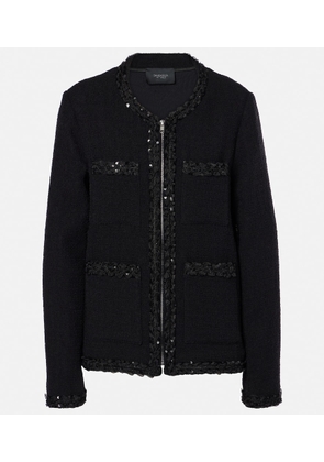 Giambattista Valli Sequined wool-blend jacket