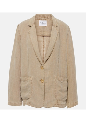 Velvet Lenny linen blazer
