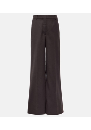 Stella McCartney High-rise wool wide-leg pants