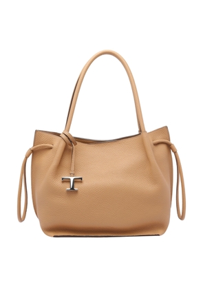 Tods Medium Leather Bucket Bag