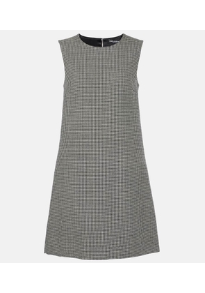 Dolce&Gabbana Houndstooth wool minidress