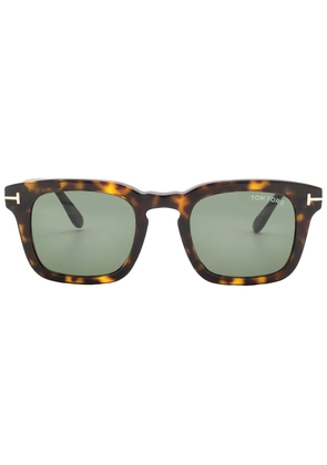 Tom Ford Dax Green Square Mens Sunglasses FT0751 52N 48