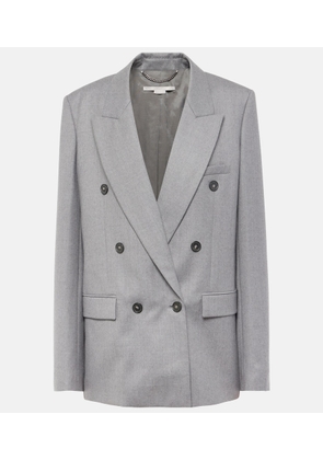 Stella McCartney Double-breasted wool flannel blazer