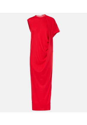 Stella McCartney Draped wool maxi dress