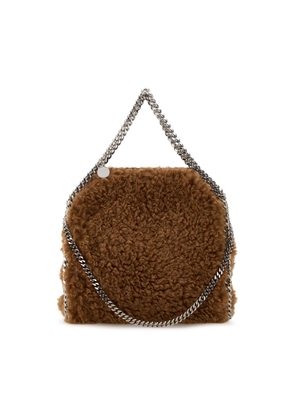 Stella Mccartney Biscuit Alter Mat Shearling Mini Falabella Handbag