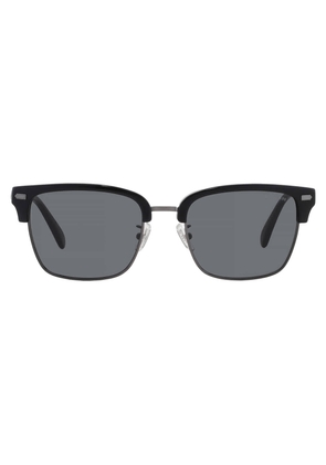 Coach Dark Grey Square Mens Sunglasses HC8412 500287 56