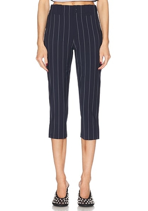 Alexander Wang Baseball Capri in Navy & Grey - Navy. Size 4 (also in ).