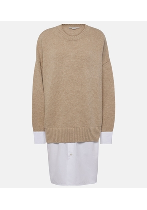 Stella McCartney Layered virgin wool sweater