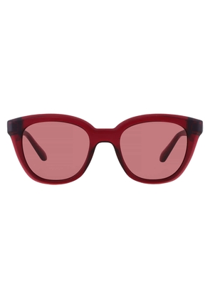 Salvatore Ferragamo Red Cat Eye Ladies Sunglasses SF2000S 616 52