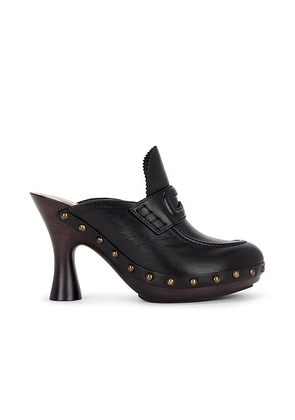 Burberry Potter Mule in Black - Black. Size 37 (also in 38, 40).