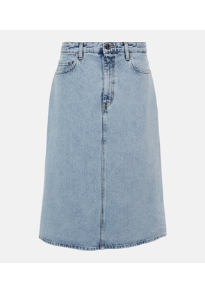 Toteme Denim midi skirt