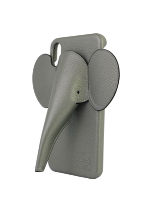Loewe Elephant Cover For Iphone Xs Max In Pearlized Calfskin