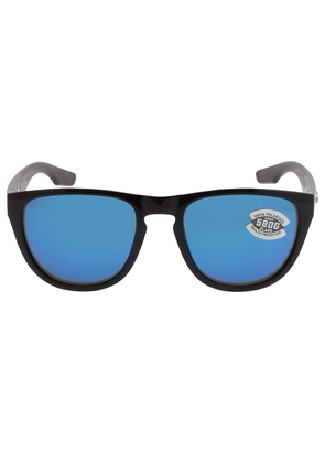 Costa Del Mar Irie Blue Mirror Polarized Glass Oval Unisex Sunglasses 6S9082 908201 55