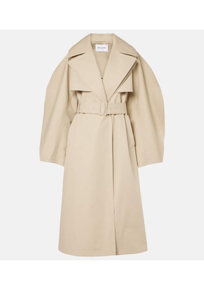 Alaia Cotton gabardine trench coat