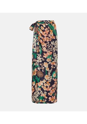 Agua by Agua Bendita Printed beach cover-up