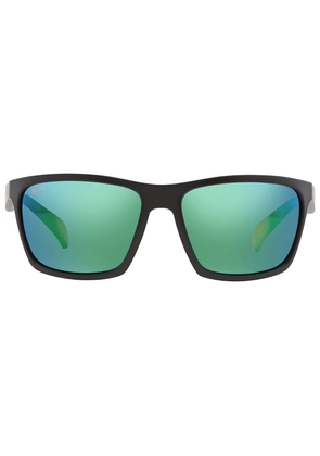 Maui Jim Makoa MAUIGreen Rectangular Unisex Sunglasses GM804-2M 59