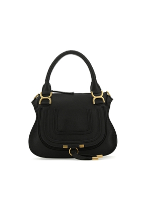 Chloé Black Leather Medium Marcie Handbag
