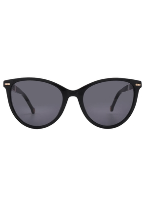 Carolina Herrera Grey Cat Eye Ladies Sunglasses HER 0107/S 0KDX/IR 57