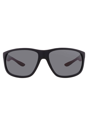 Emporio Armani Dark Grey Wrap Mens Sunglasses EA4199U 500187 65