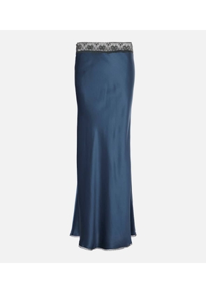 SIR Aries silk maxi skirt