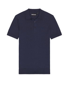 Barbour Buston Knit Polo in Navy - Navy. Size M (also in S).