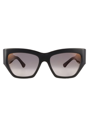 Cartier C Decor Grey Multi Treatment Cat Eye Ladies Sunglasses CT0435S 001 55